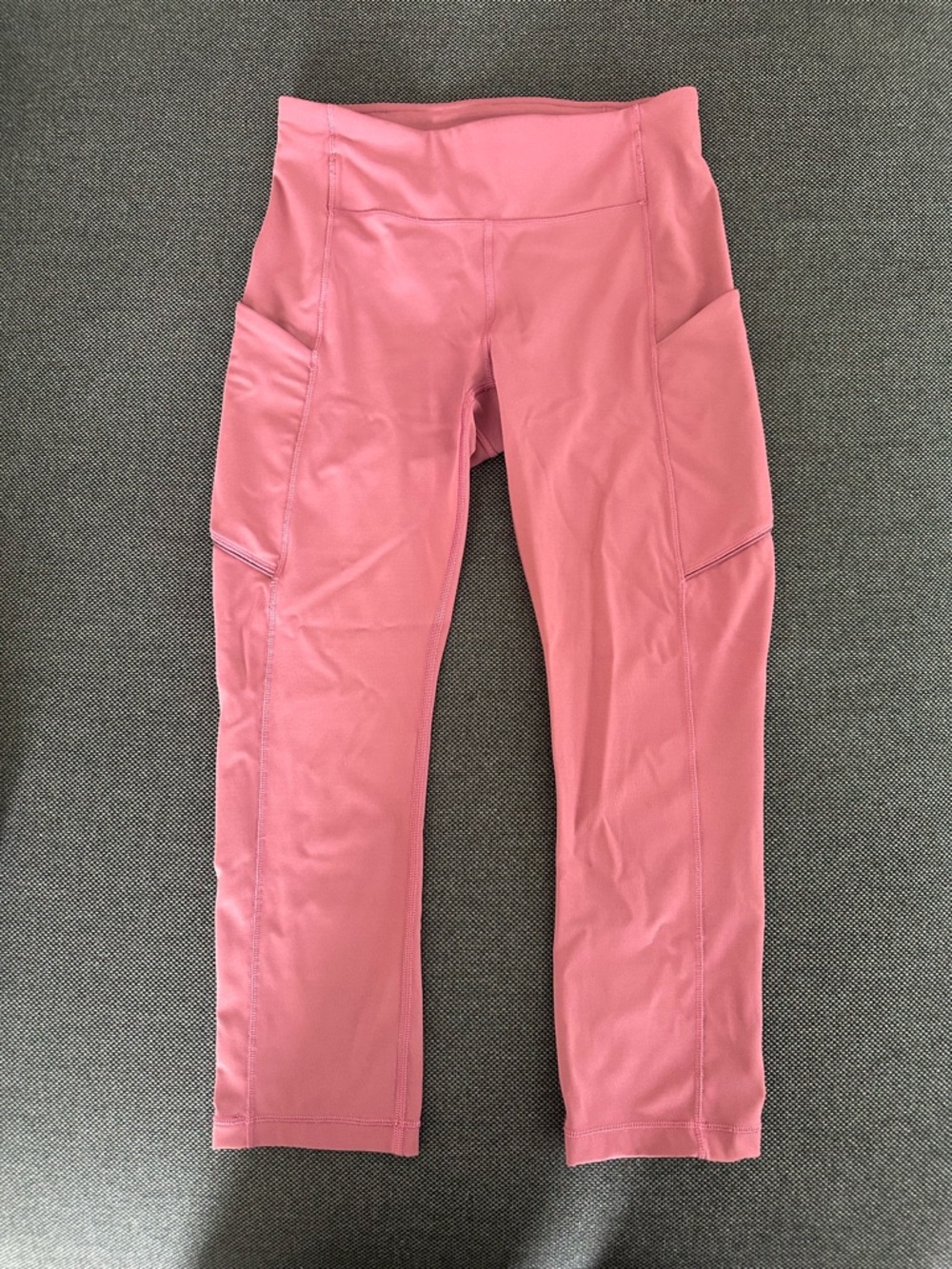 Lululemon Pink Cropped Pocket Active Leggings